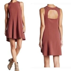 free people baby love trapeze swing dress womens size L